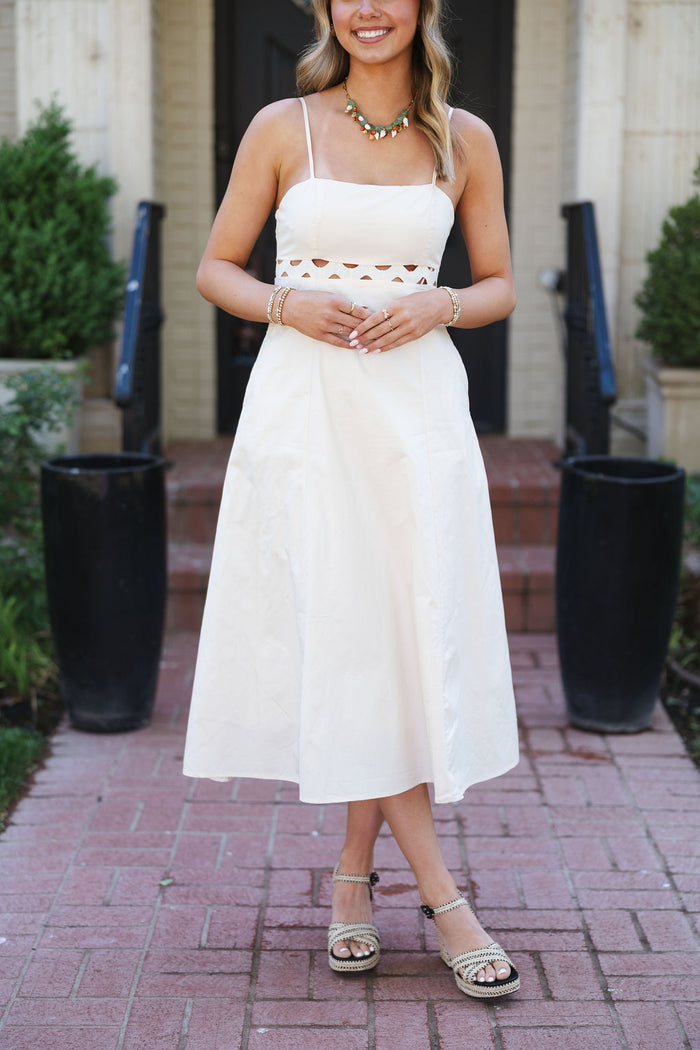 Ric Rac Midi Dress