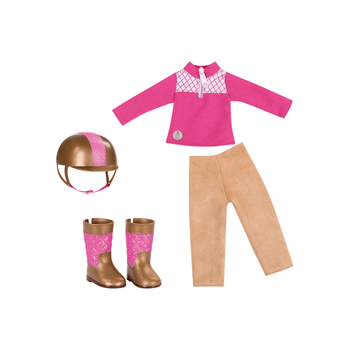 Equestrian outfit for 14-inch doll