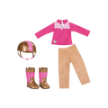 Equestrian outfit for 14-inch doll