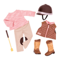 Riding in Style Equestrian Outfit for 18-inch Dolls