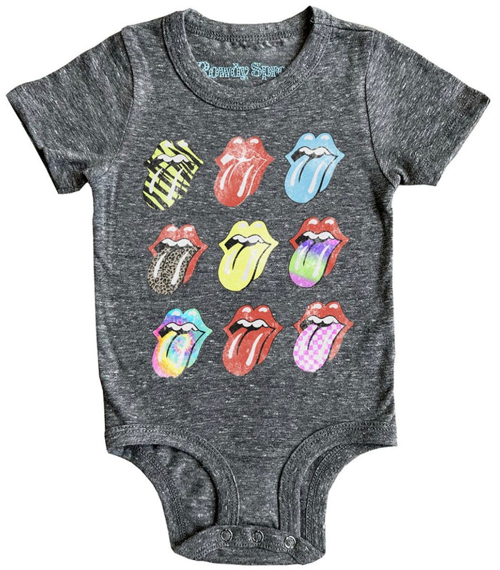 Rolling Stones Tongues SS Onesie