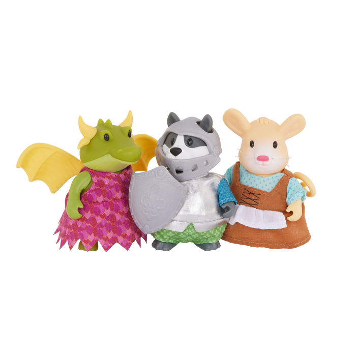 Royal Friendz (Dragon, Knight & Lady) - Li’l Woodzeez