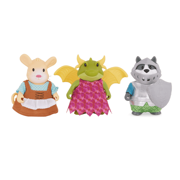 Royal Friendz (Dragon, Knight & Lady) - Li’l Woodzeez