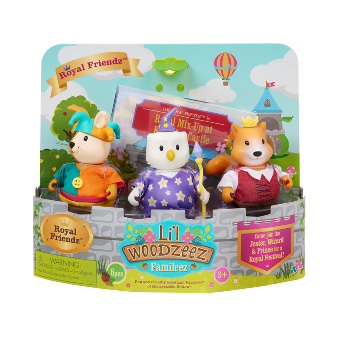 Royal Friendz (Jester, Wizard & Prince) - Li’l Woodzeez
