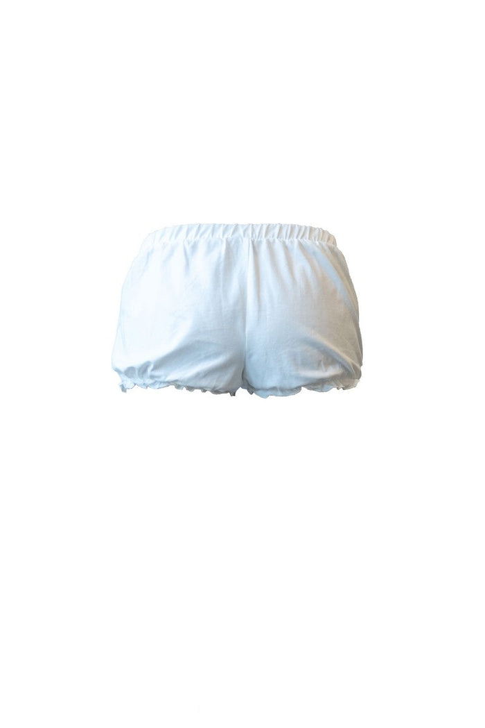 Ruffle-Hem Shorts