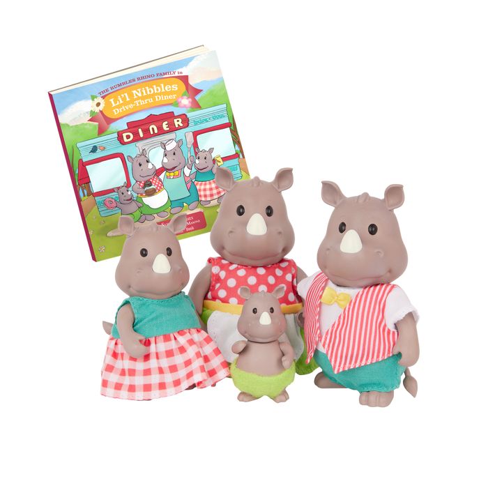 Rumbles Rhino Family - Li’l Woodzeez