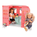 RV Seeing You Camper Pink with Noa and Coral