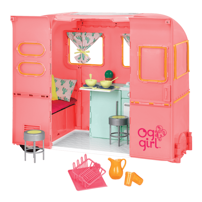 RV Seeing You Camper Pink with Noa and Coral