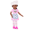 Ryanne doll with baker outfit