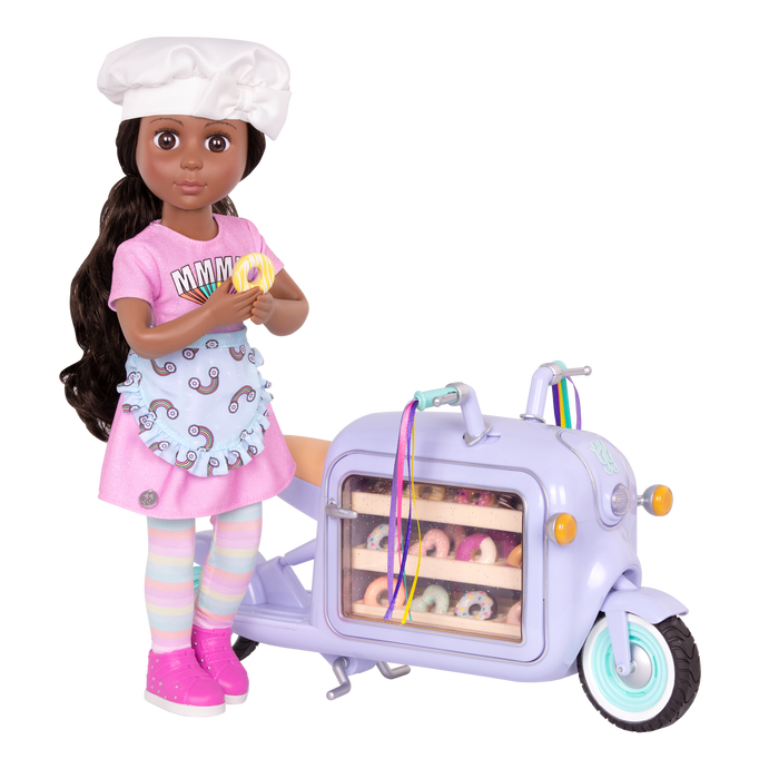 Ryanne doll with baker outfit