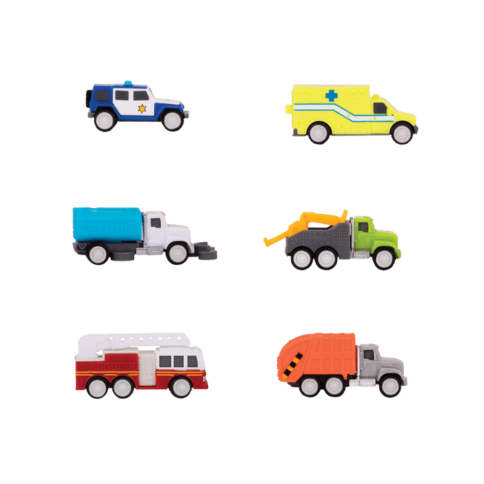Mini Pocket Series City Playset Cars Tracks Road Signs