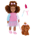Our Generation Doll & Pet Set Safie & Puppy Ginger