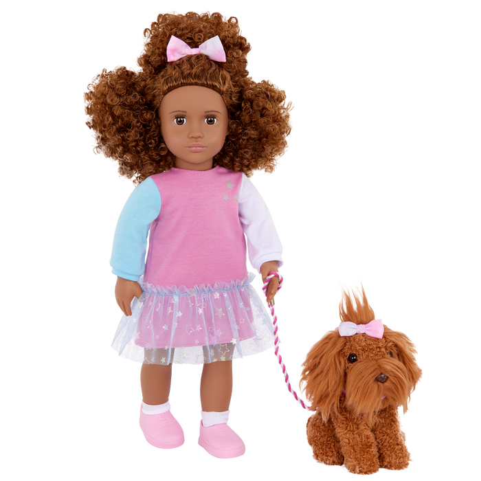 Our Generation Doll & Pet Set Safie & Puppy Ginger