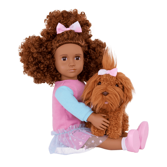 Our Generation Doll & Pet Set Safie & Puppy Ginger