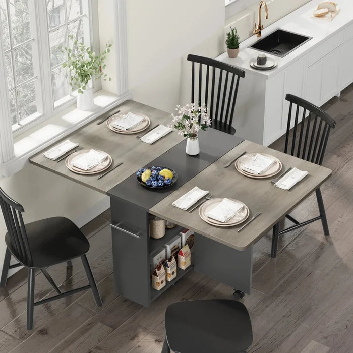 Saira Space Saving Drop Leaf Dining Table Canva Home
