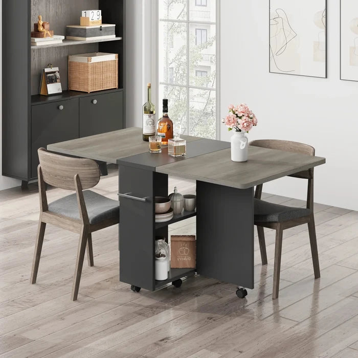 Saira Space Saving Drop Leaf Dining Table Canva Home