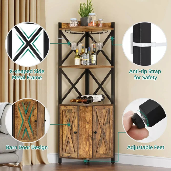Salas Corner Kitchen Pantry Cabinet Canva Home
