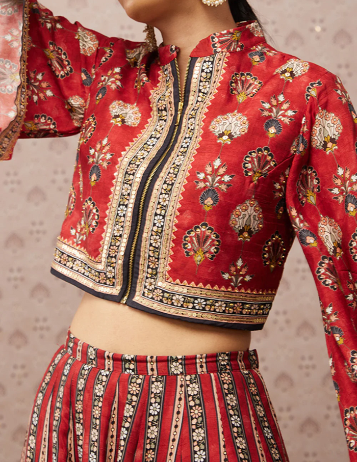Sarouk Lehenga Set