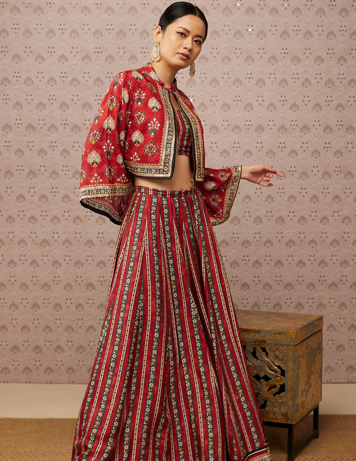 Sarouk Lehenga Set