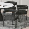 Scarlet Dining Chair - Boucle - Windsorchrome