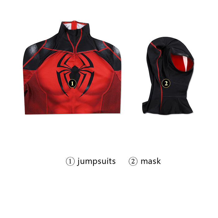 Scarlet Spider Bodysuit - Spider-Man Jumpsuit Replica - Adult Halloween