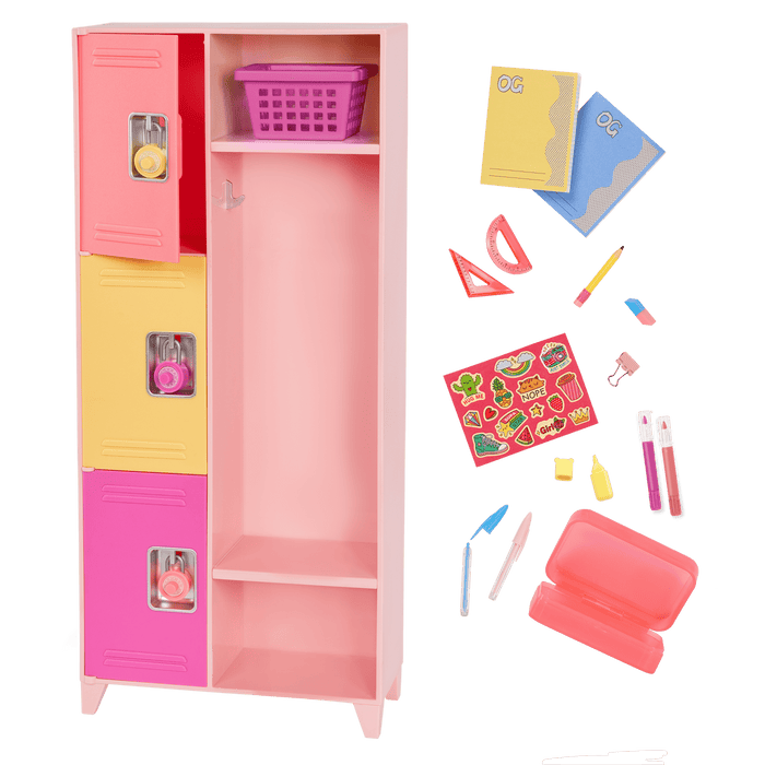 Our Generation School Spirit Locker Set for 18-inch Dolls