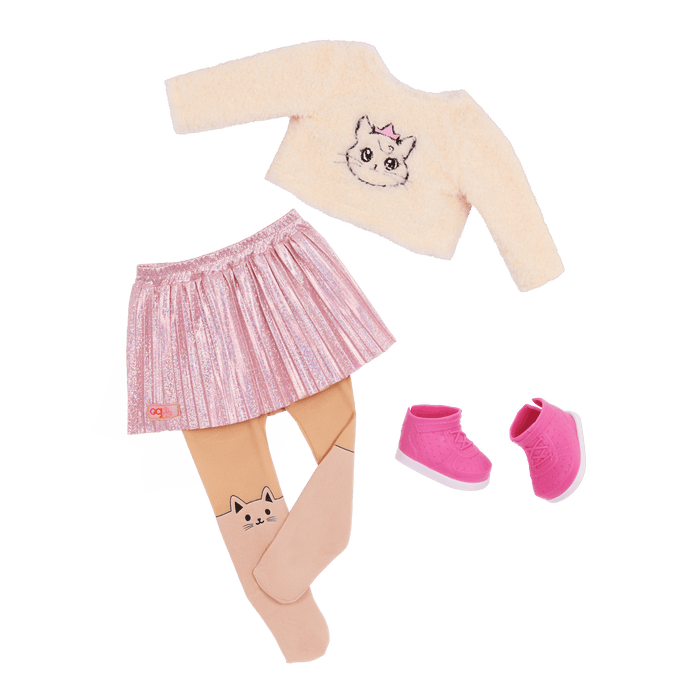 Our Generation Doll Sheela & Pet Cat Set