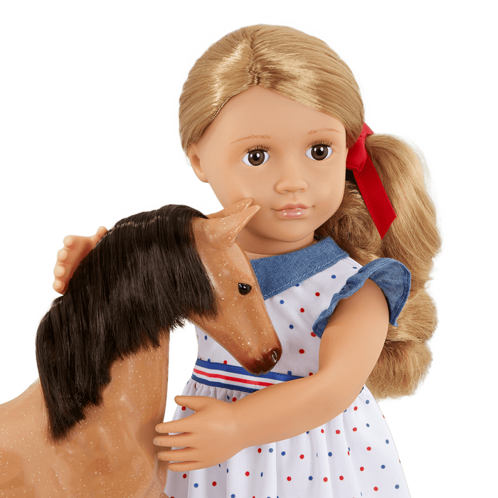 Our Generation 18-inch Equestrian Doll Shelley & Foal