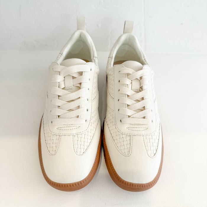 Shelly weaved neutral sneaker