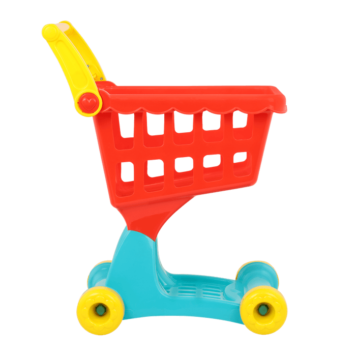 Pretend grocery shopping cart play food kids toys