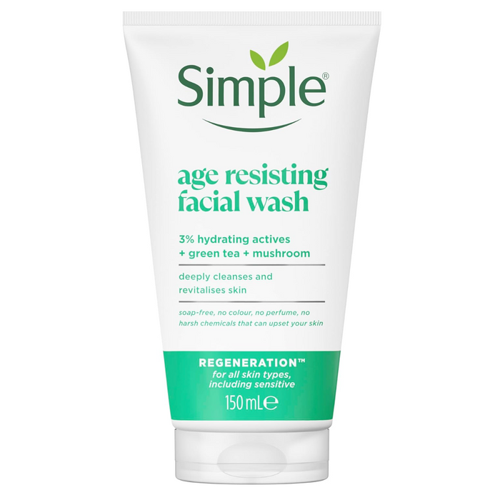 Simple Age Resisting Facial Wash 150ml