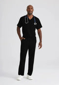 Skechers by Barco Men's Structure V-Neck Scrub Top SK0112