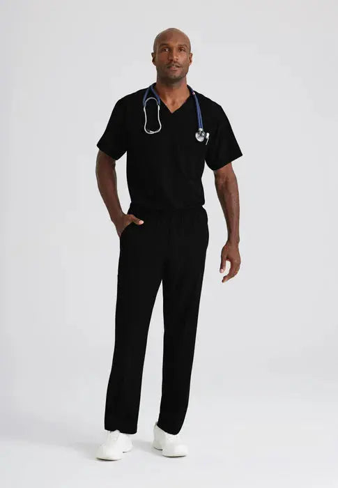 Skechers by Barco Men's Structure V-Neck Scrub Top SK0112