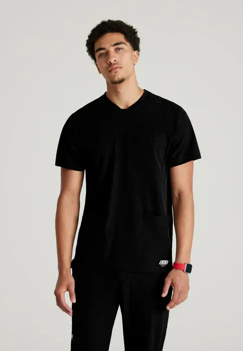 Skechers by Barco Men's Thesis Round Neck Scrub Top SKT193