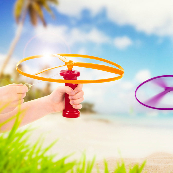 Flying disc toy.