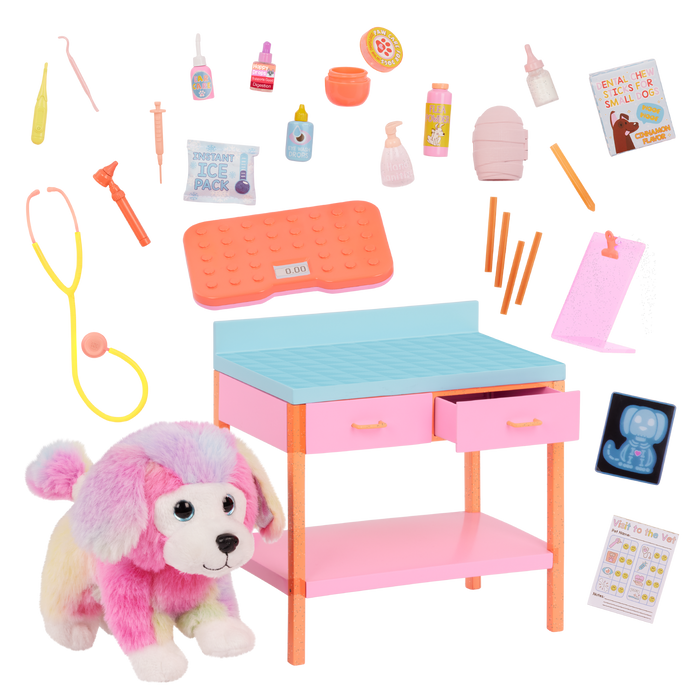 Glitter Girls Sniffles and Vet Table Playset