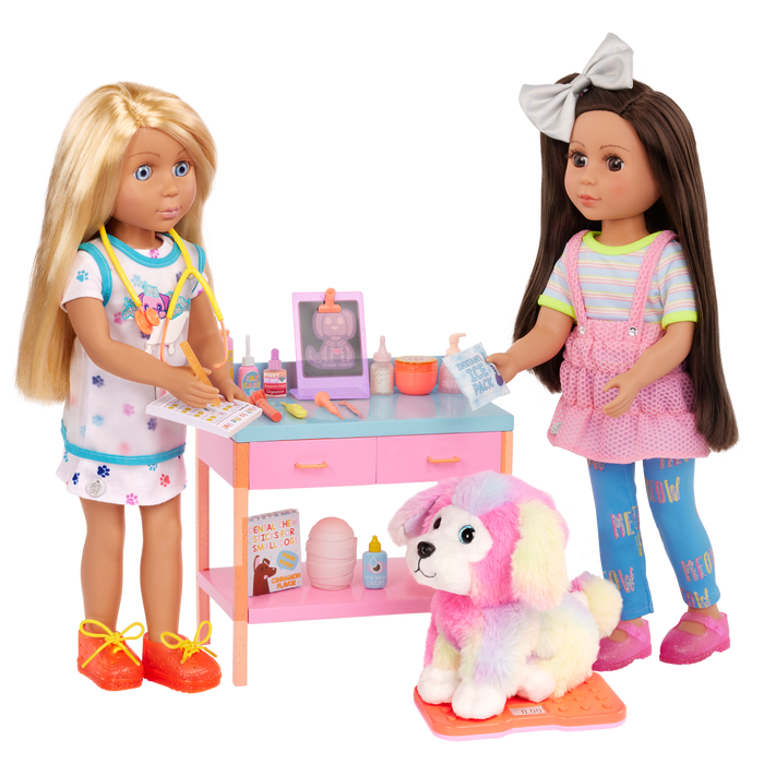 Glitter Girls Sniffles and Vet Table Playset