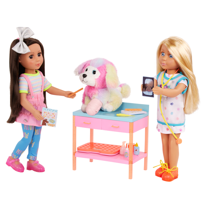Glitter Girls Sniffles and Vet Table Playset