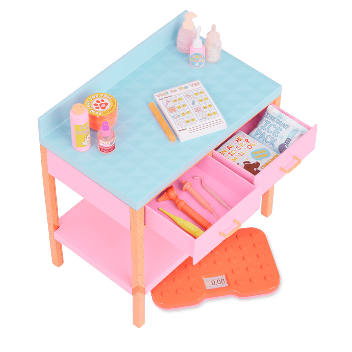 Glitter Girls Sniffles and Vet Table Playset