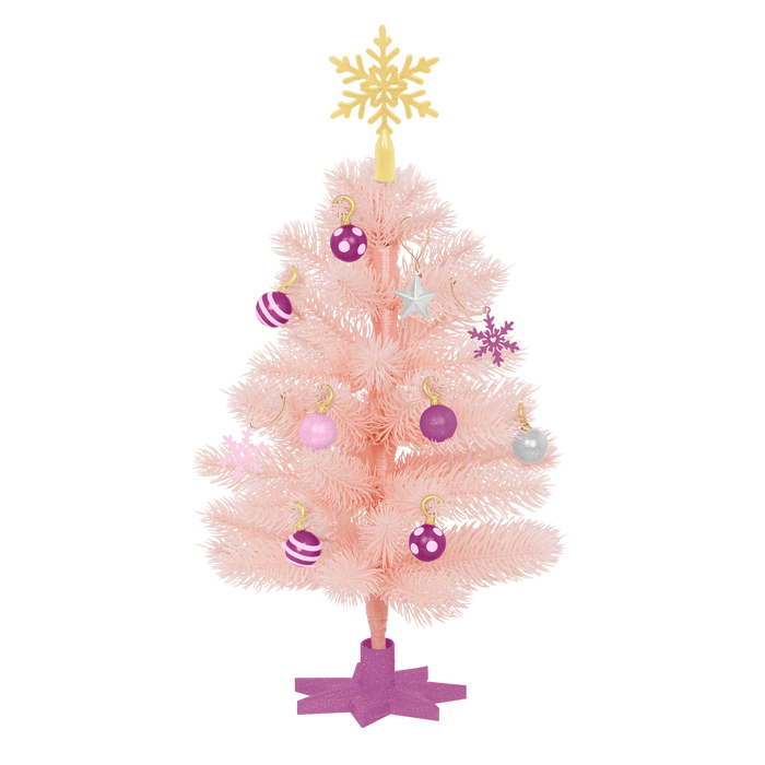 Our Generation Snowflakes & Sparkles Holiday Tree for 18-inch Dolls