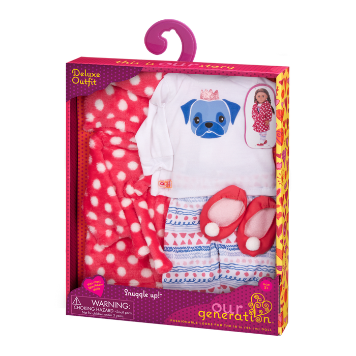 Snuggle Up deluxe pajama outfit all components