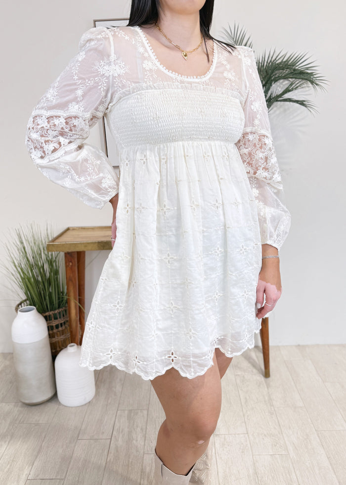 Soft Elegance Mini Dress