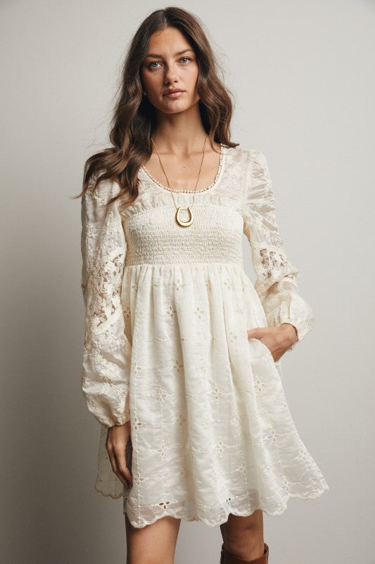 Soft Elegance Mini Dress