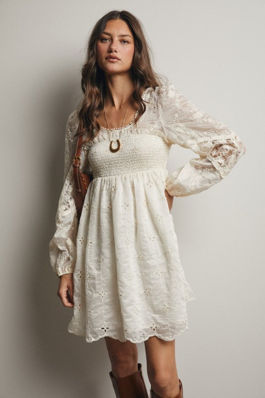 Soft Elegance Mini Dress