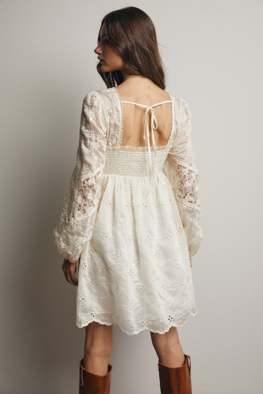 Soft Elegance Mini Dress