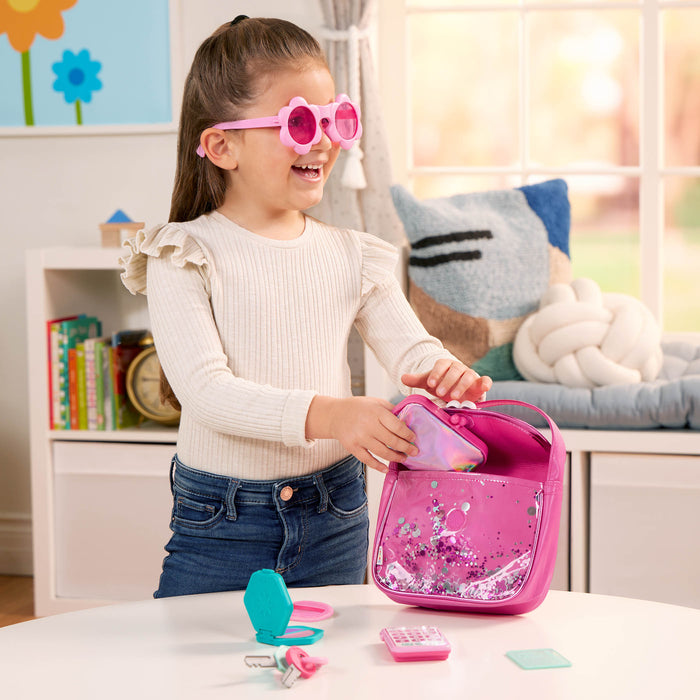 Girl's fashion purse with accessories