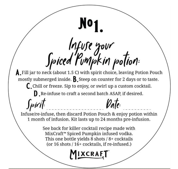 Spiced Pumpkin Spirit Infusion Kit