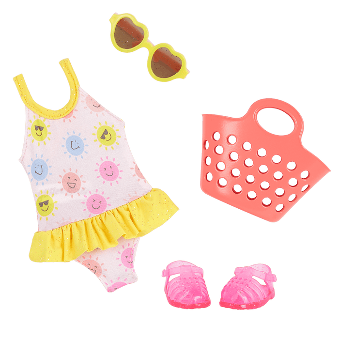 Sunny bathing suit doll clothes sunglasses