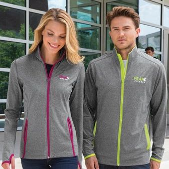 Sport-Tek® Ladies Sport-Wick® Stretch Contrast Full-Zip Jacket