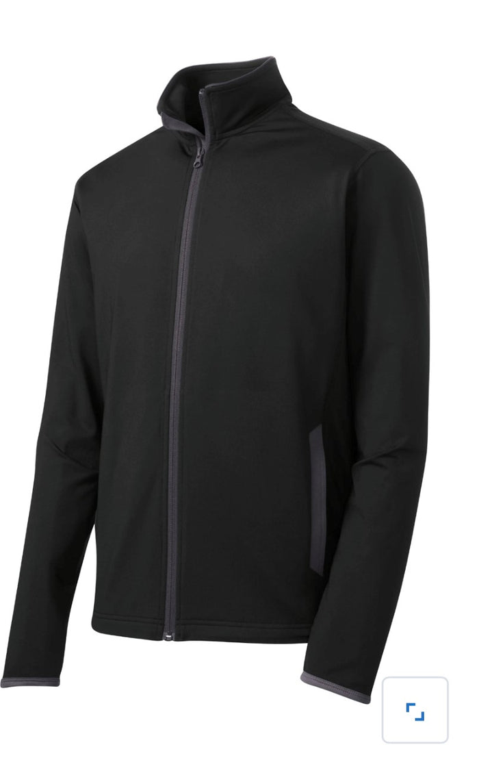 Sport-Tek® Sport-Wick® Stretch Contrast Full-Zip Jacket